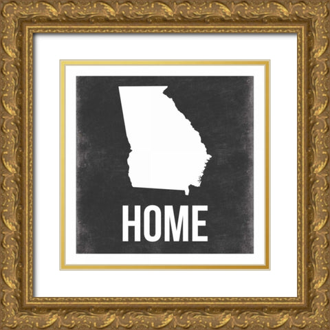 Georgia Gold Ornate Wood Framed Art Print with Double Matting by Grey, Jace
