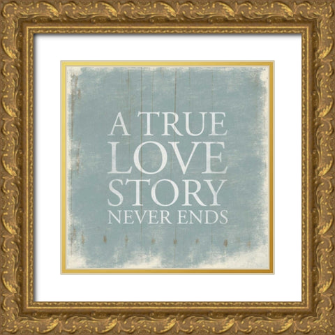 True Love Gold Ornate Wood Framed Art Print with Double Matting by Grey, Jace