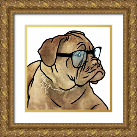 Dull Henry Gold Ornate Wood Framed Art Print with Double Matting by Grey, Jace