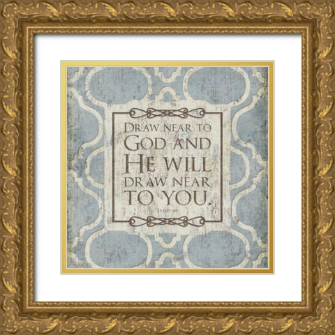 Near To You Gold Ornate Wood Framed Art Print with Double Matting by Grey, Jace