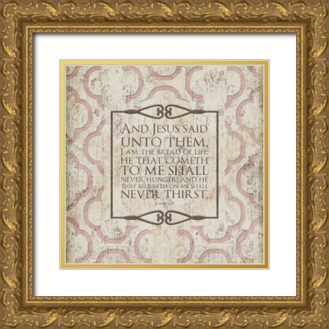 He That Cometh Gold Ornate Wood Framed Art Print with Double Matting by Grey, Jace