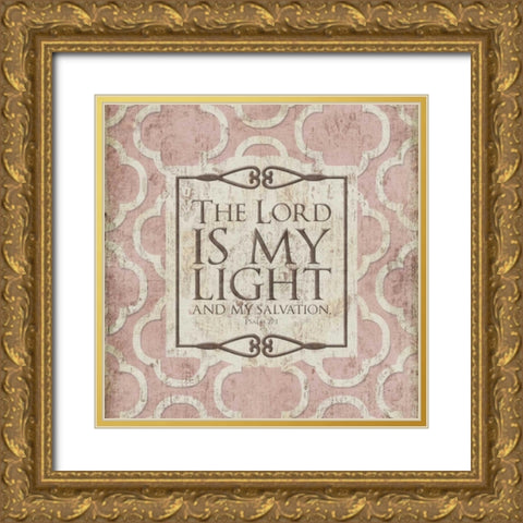 My Love Gold Ornate Wood Framed Art Print with Double Matting by Grey, Jace