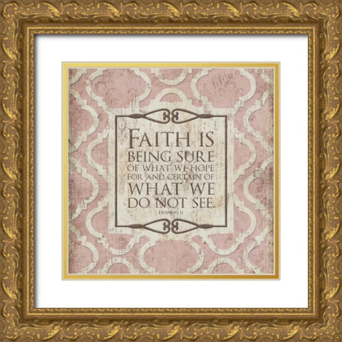 What We Hope Gold Ornate Wood Framed Art Print with Double Matting by Grey, Jace