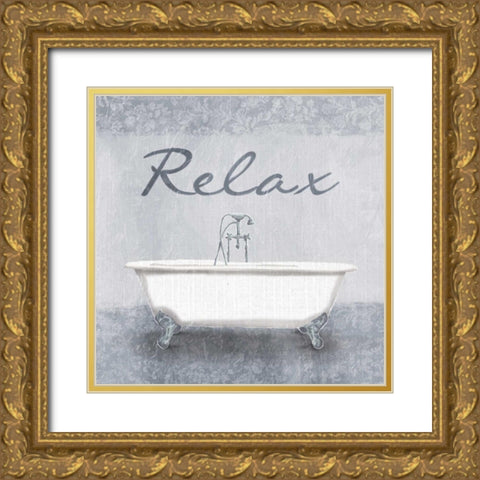 Dont Be Grey Mate Gold Ornate Wood Framed Art Print with Double Matting by Grey, Jace