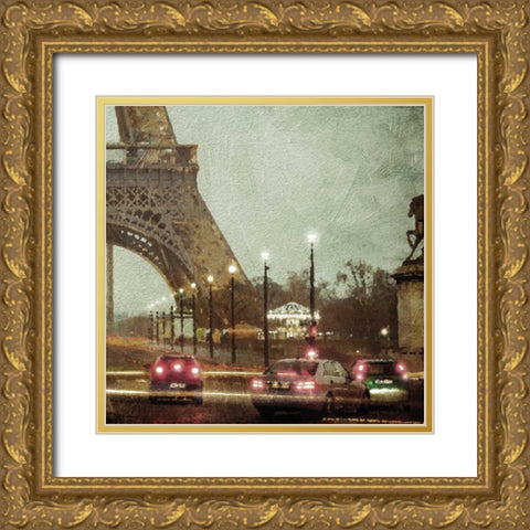 Light Up The Right Gold Ornate Wood Framed Art Print with Double Matting by Grey, Jace