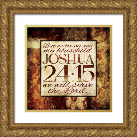 We Will Serve Gold Ornate Wood Framed Art Print with Double Matting by Grey, Jace