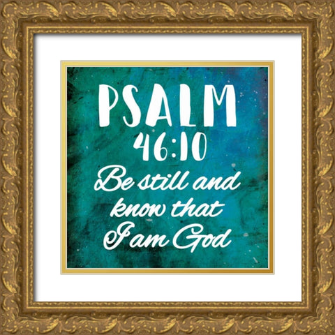 Be Still Gold Ornate Wood Framed Art Print with Double Matting by Grey, Jace