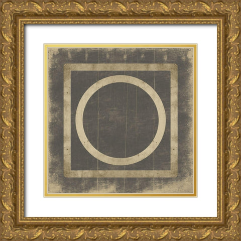 Normal Dry Wood Gold Ornate Wood Framed Art Print with Double Matting by Grey, Jace