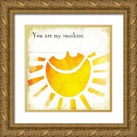 Sunshine Gold Ornate Wood Framed Art Print with Double Matting by Grey, Jace
