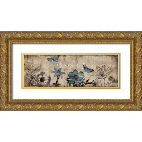 The Journey Gold Ornate Wood Framed Art Print with Double Matting by Grey, Jace