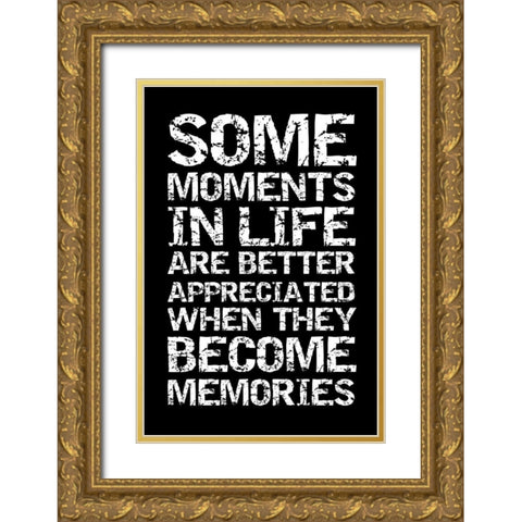 Memories Clean Gold Ornate Wood Framed Art Print with Double Matting by Grey, Jace