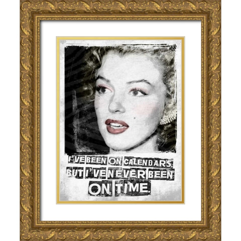 Monroe 2 Gold Ornate Wood Framed Art Print with Double Matting by Grey, Jace