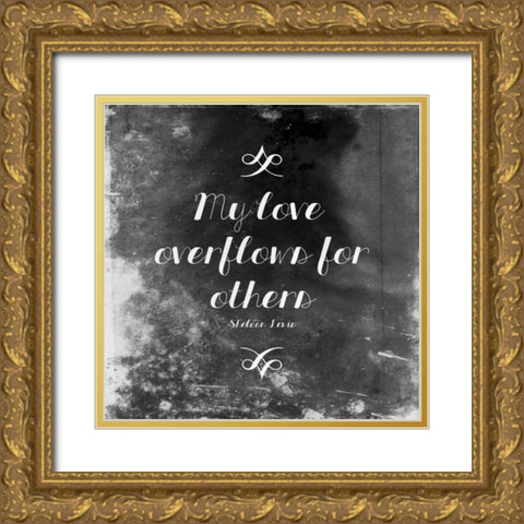 Overflows Gold Ornate Wood Framed Art Print with Double Matting by Grey, Jace