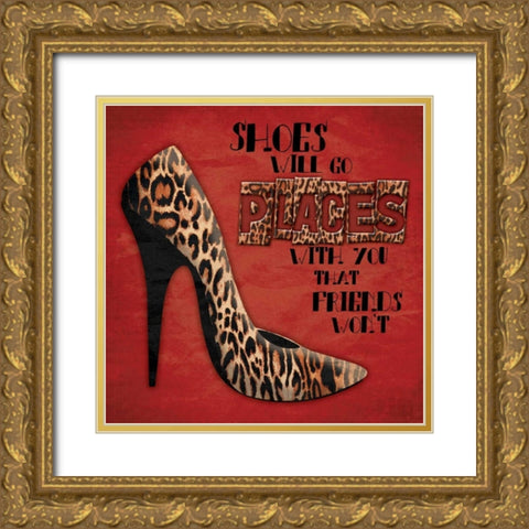 Places Gold Ornate Wood Framed Art Print with Double Matting by Grey, Jace