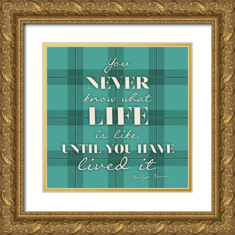 Twinkle Gold Ornate Wood Framed Art Print with Double Matting by Grey, Jace