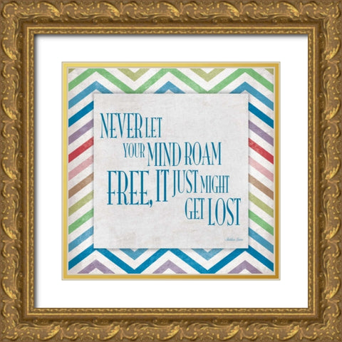 Get Lost Gold Ornate Wood Framed Art Print with Double Matting by Grey, Jace