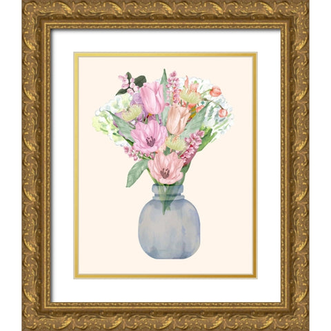 Night Of Romance 3 Gold Ornate Wood Framed Art Print with Double Matting by Keith, Jesse