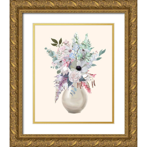 Night Of Romance 5 Gold Ornate Wood Framed Art Print with Double Matting by Keith, Jesse