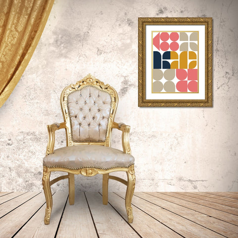 Middle Pop Gold Ornate Wood Framed Art Print with Double Matting by Keith, Jesse