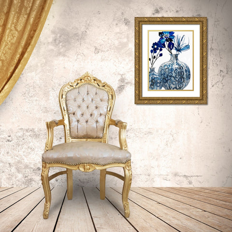 Plant Canvas 1 Gold Ornate Wood Framed Art Print with Double Matting by Keith, Jesse