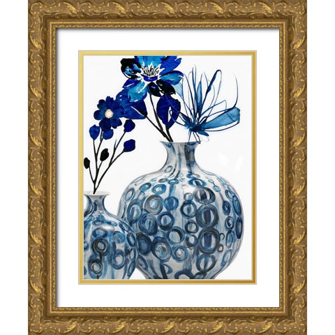 Plant Canvas 1 Gold Ornate Wood Framed Art Print with Double Matting by Keith, Jesse