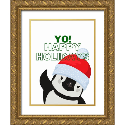YO Gold Ornate Wood Framed Art Print with Double Matting by Keith, Jesse