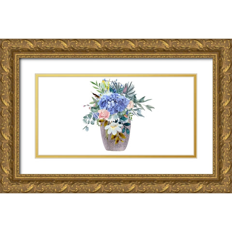 Spring Grace Gold Ornate Wood Framed Art Print with Double Matting by Keith, Jesse