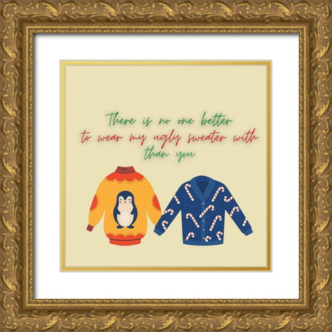No One Better Gold Ornate Wood Framed Art Print with Double Matting by Keith, Jesse