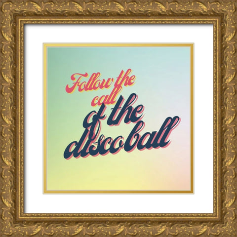 Follow The Call Gold Ornate Wood Framed Art Print with Double Matting by Keith, Jesse