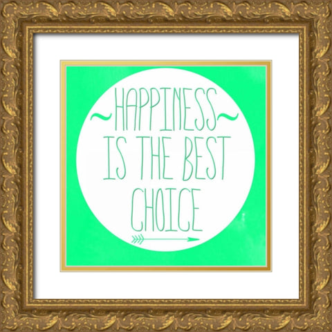 Is The Best Gold Ornate Wood Framed Art Print with Double Matting by Matic, Jelena