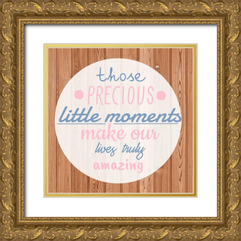 Precious Moments Gold Ornate Wood Framed Art Print with Double Matting by Matic, Jelena