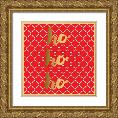 Tree Ho Gold Ornate Wood Framed Art Print with Double Matting by Matic, Jelena