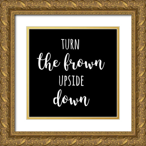 Down Gold Ornate Wood Framed Art Print with Double Matting by Matic, Jelena