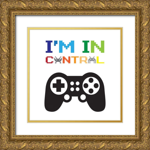 Im In Control Gold Ornate Wood Framed Art Print with Double Matting by McCully, Jennifer