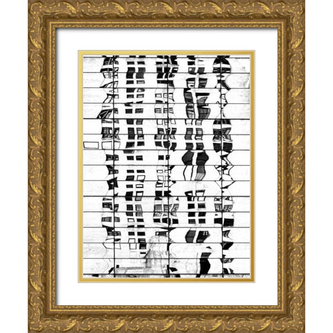 Reflectional Industry A Gold Ornate Wood Framed Art Print with Double Matting by Pica, Jeff
