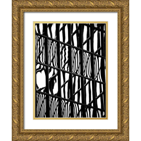 Reflectional Industry C Gold Ornate Wood Framed Art Print with Double Matting by Pica, Jeff