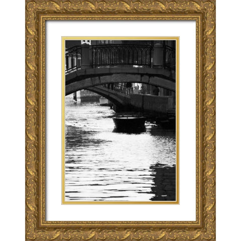Venice 62 Gold Ornate Wood Framed Art Print with Double Matting by Grey, Jace