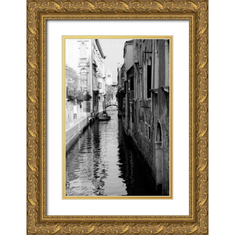 Cinque calli di Venezia 3 Gold Ornate Wood Framed Art Print with Double Matting by Grey, Jace