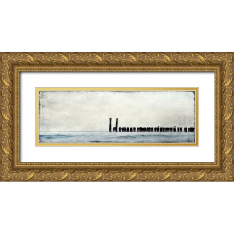 Horizontal Sea Bed Gold Ornate Wood Framed Art Print with Double Matting by Allen, Kimberly