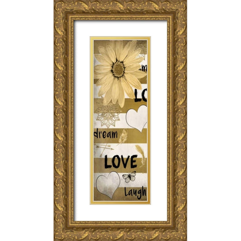 Dream Love 2 Gold Ornate Wood Framed Art Print with Double Matting by Allen, Kimberly