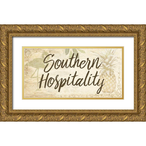 Southern Charm 5 Gold Ornate Wood Framed Art Print with Double Matting by Allen, Kimberly