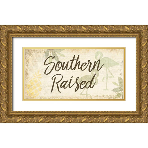 Southern Charm 6 Gold Ornate Wood Framed Art Print with Double Matting by Allen, Kimberly