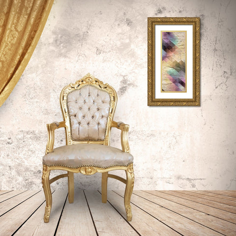Color Code B Gold Ornate Wood Framed Art Print with Double Matting by Allen, Kimberly