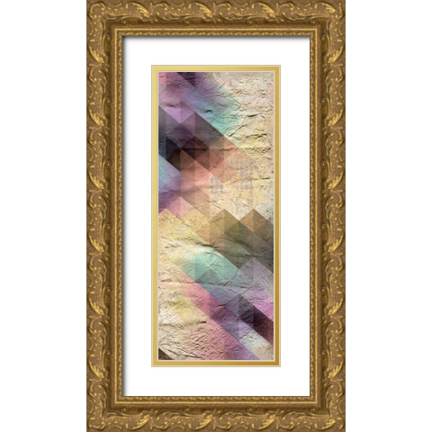 Color Code B Gold Ornate Wood Framed Art Print with Double Matting by Allen, Kimberly