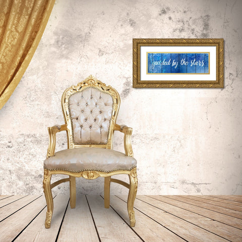 Guided by the Stars Gold Ornate Wood Framed Art Print with Double Matting by Allen, Kimberly