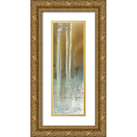 Through the Trees C Gold Ornate Wood Framed Art Print with Double Matting by Allen, Kimberly