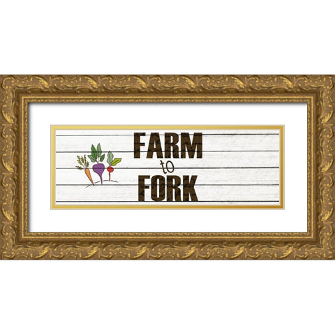 Farmers Market 3 Gold Ornate Wood Framed Art Print with Double Matting by Kimberly, Allen
