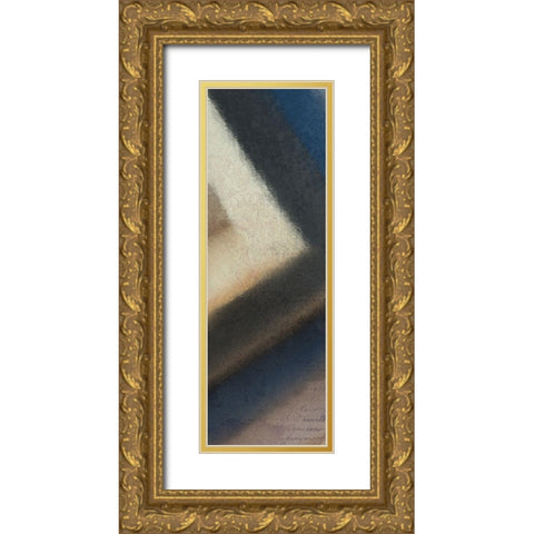 Colbalt Corner A Gold Ornate Wood Framed Art Print with Double Matting by Kimberly, Allen