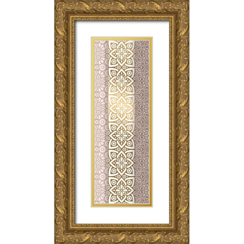 Ornamental A Gold Ornate Wood Framed Art Print with Double Matting by Kimberly, Allen