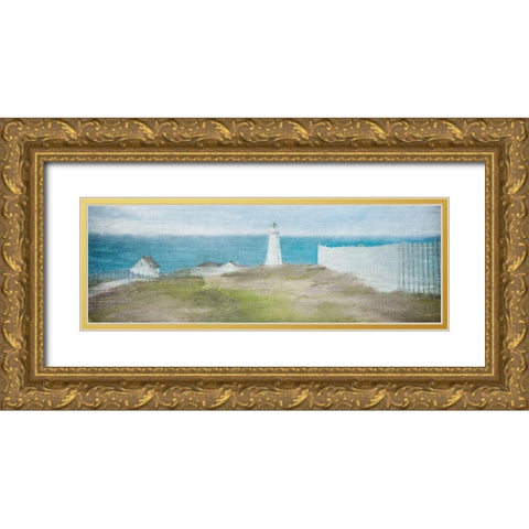 At the Coast Gold Ornate Wood Framed Art Print with Double Matting by Kimberly, Allen